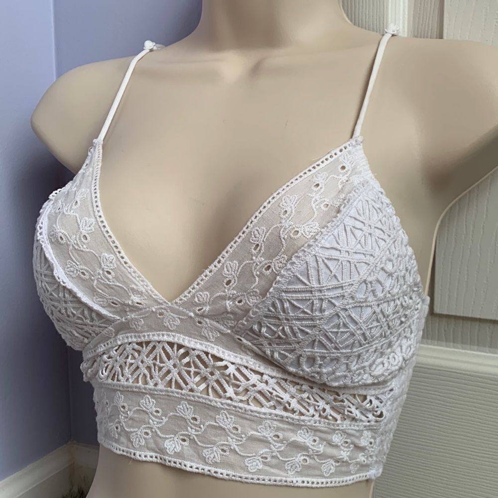 True Lace No Wire Removable Pads Pull-on Bralette Bra XS